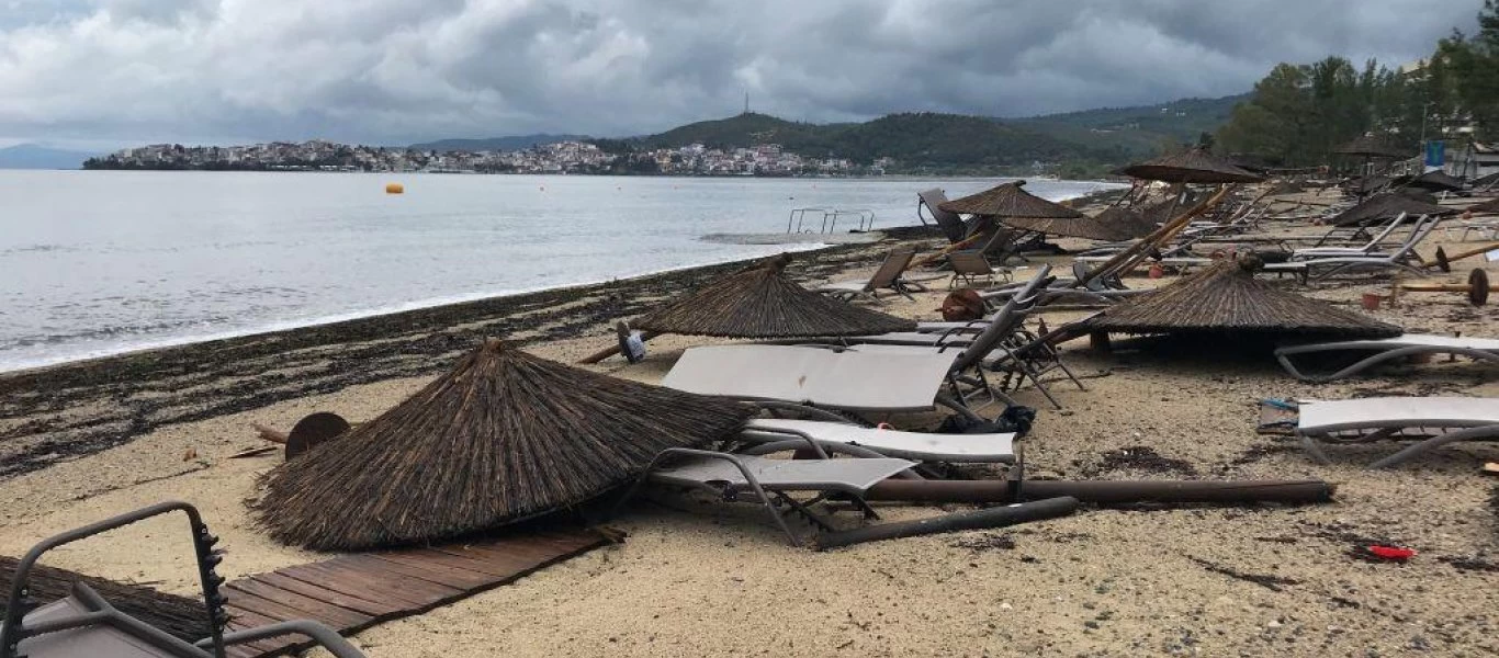 Διευθυντής ΕΜΥ: «Οι άνεμοι στη Χαλκιδική άγγιξαν τα 400 χλμ/ώρα»